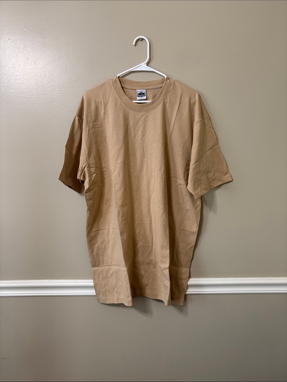 John Son Super Heavy Weight Khaki Tan Short Sleeve T-Shirt